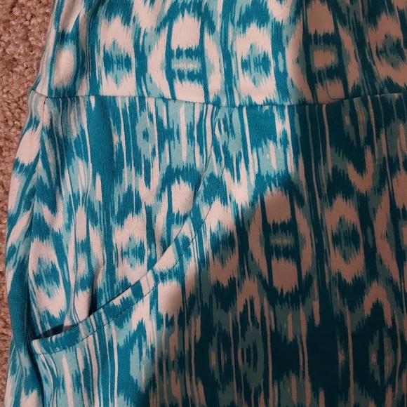 Jones NY Small Side Ruched Skort Turquoise Blue Pull On Tennis Pickleball Golf - Picture 5 of 11